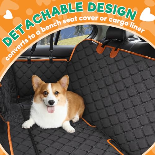 BENCMATE Funda de asiento de coche 6 en 1 para mascotas, res