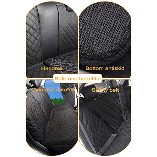 Funda de asiento de coche para perro para asiento trasero, 1