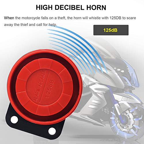 Kit de seguridad para motocicleta, sistema de alarma, arranq
