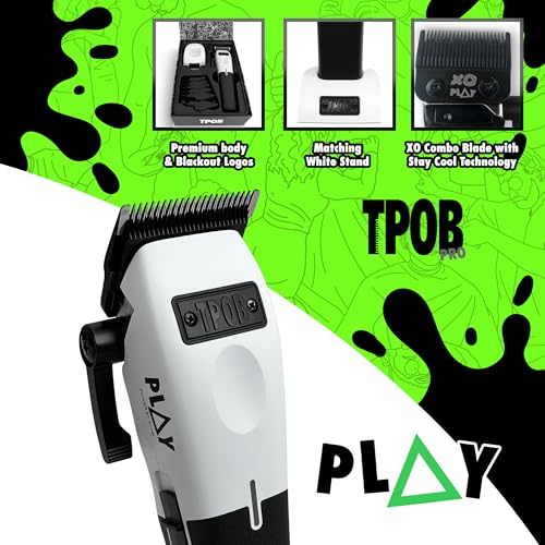 TPOB Play Barber - Cortapelos para hombre 7500 RPM con empuñ