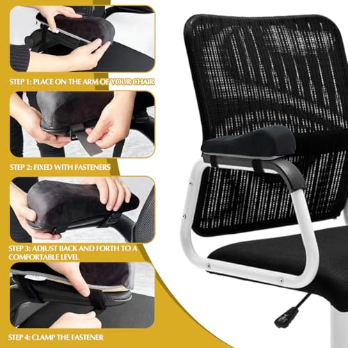 Ysks'hf Almohadillas para brazos para silla de oficina, cojí