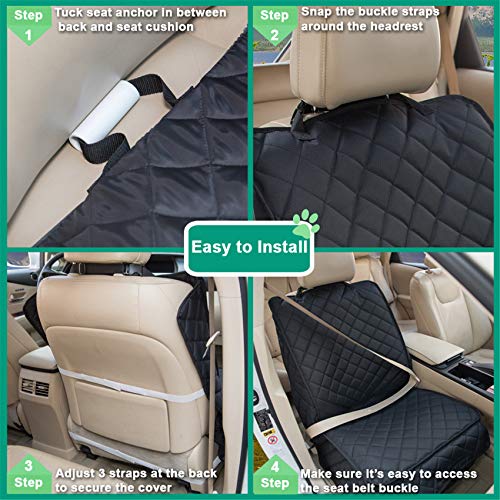Funda impermeable para asiento delantero de perro, antidesli