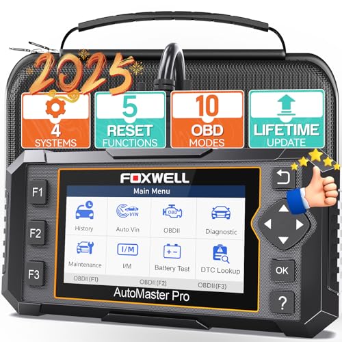FOXWELL NT614 Elite OBD2 - Escáner de diagnóstico 2025 con 5