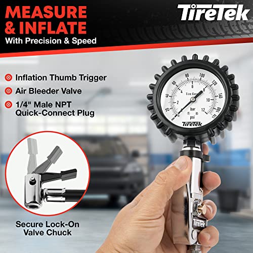 TireTek TXL-pro inflador de presión para neumáticos resisten