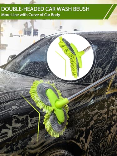 Cepillo giratorio de 47 pulgadas para lavado de coche, 3 sec
