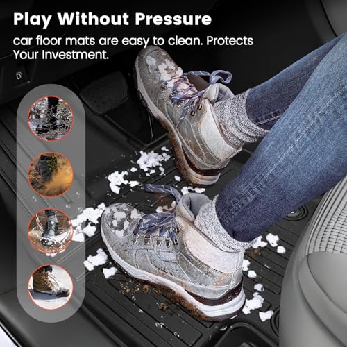 KMF Custom Fit Floor Mats for Nissan Kicks 2025, All Weather