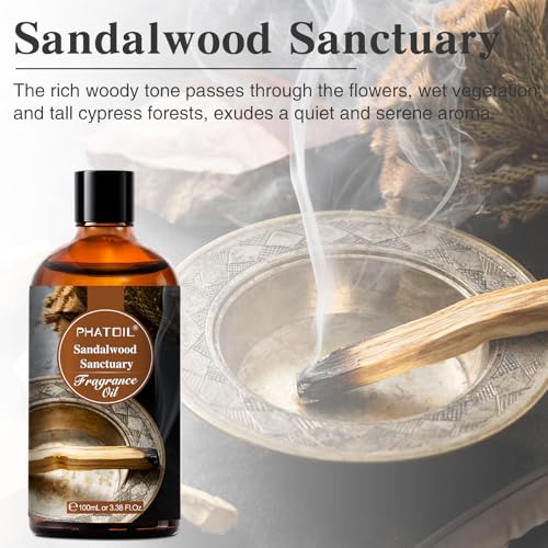 Aceites aromáticos de Santuario de sándalo para difusor, 3.3