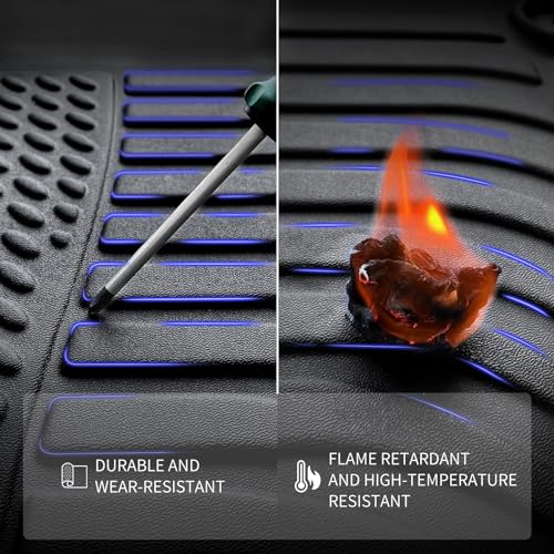 KELCSEECS® Alfombrillas para todo tipo de clima y forro de c
