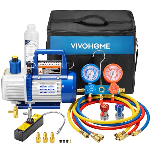 VIVOHOME Bomba de vacío de aire acondicionado de una sola et