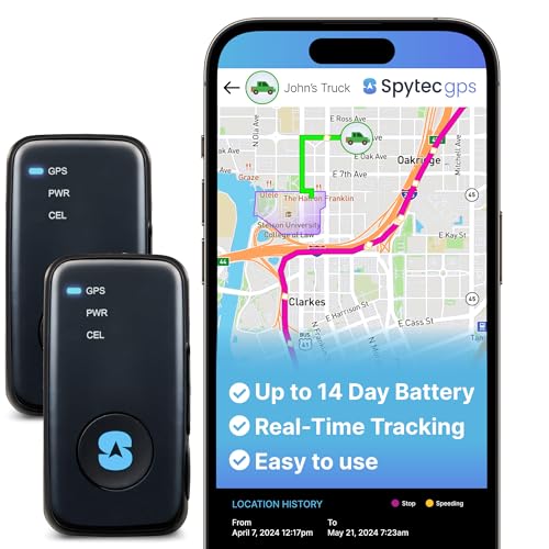 Spytec - Mini rastreador GPS inteligente con GPS para vehícu