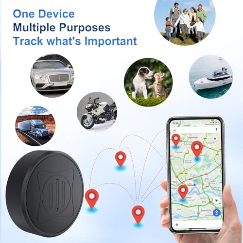 Rastreador GPS para vehículos, Mini localizador magnético de