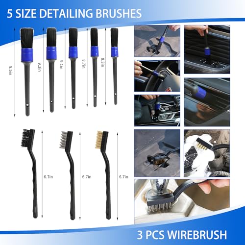 Car Detailing Kit, 35Pcs Car Detailing Brush Set, Car Cleani