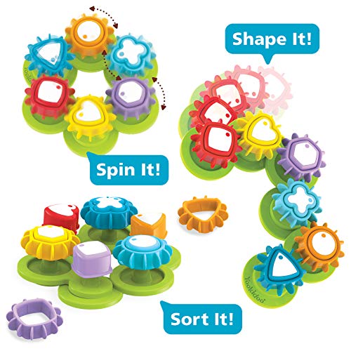 Yookidoo Shape 'N' Spin Gear Sorter. Un juguete de actividades de desa