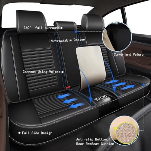 Juego completo de fundas de asiento para Nissan Kicks 2018-2