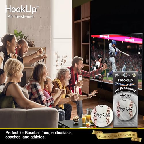 Hookup - Ambientador de aire para automóvil de béisbol, paqu