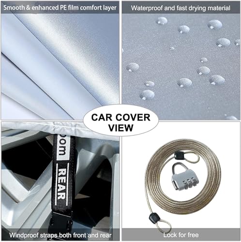 Tecoom Carcasa ligera, impermeable, a prueba de rayos UV, re