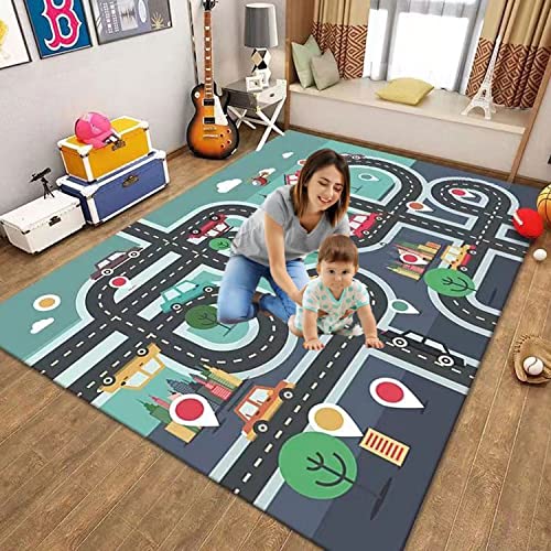 Alfombra de juegos para niños, alfombra de vida urbana ideal