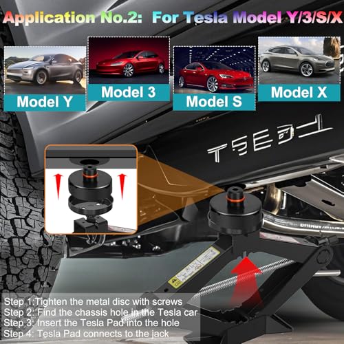 Kit de gato de tijera para Tesla modelo Y/3/S/X, sedán, cupé