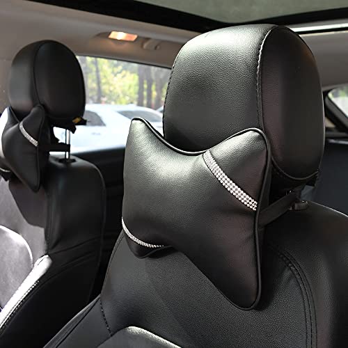 VVHOOY Almohadas de cuello de diamante para asiento de autom