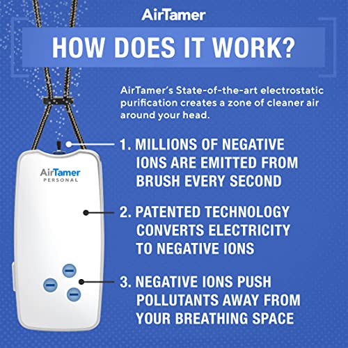 AirTamer purificador de aire personal A310 recargable de ion