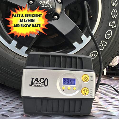 JACO SmartPro inflador digital Premium de neumático, 12V, po