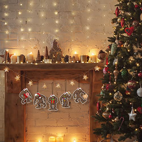 Ambientador Bigfoot de 6 piezas de Navidad Bigfoot Sasquatch