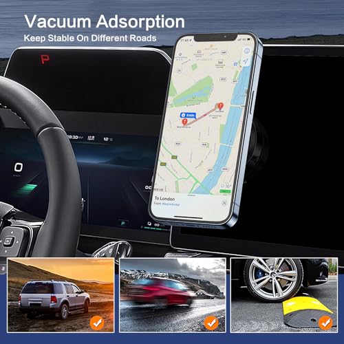Soporte magnético para teléfono celular, rotación de 360°, s