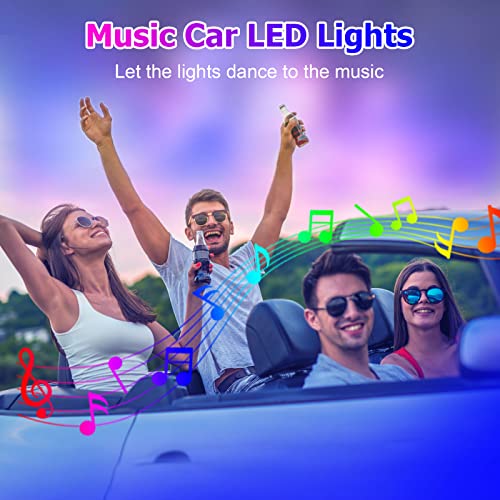 WEBUPAR - Luces interiores para automóvil, accesorios 5 en 1