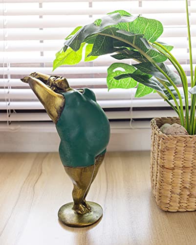 Yoga Fat Lady - Figura de mujer Tadasana o montaña de 7 pulg