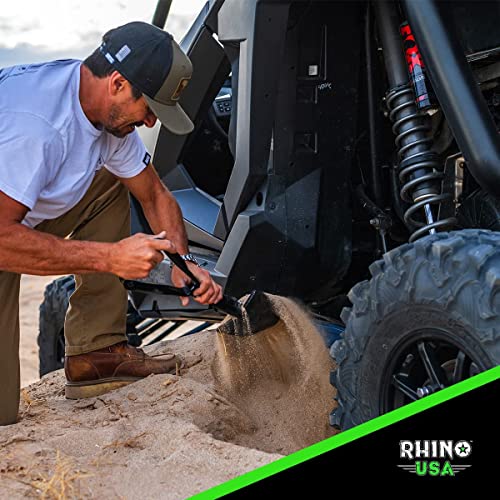 RHINO USA Pala de supervivencia plegable con púa: herramient