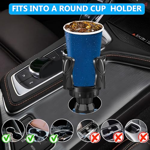 Expansor de portavasos ajustable para automóvil, desmontable