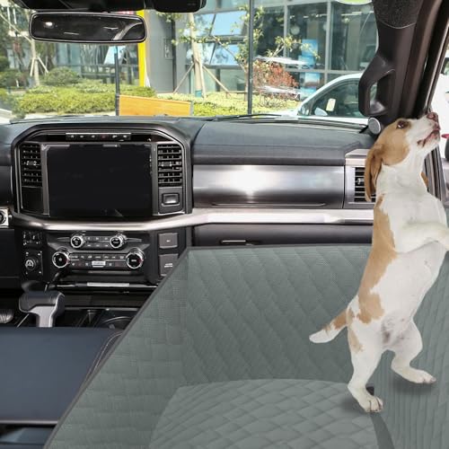 Funda de asiento de camión para perro para asiento delantero