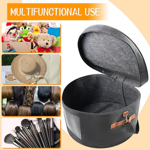 Cajas de almacenamiento para pelucas, fundas de viaje plegab