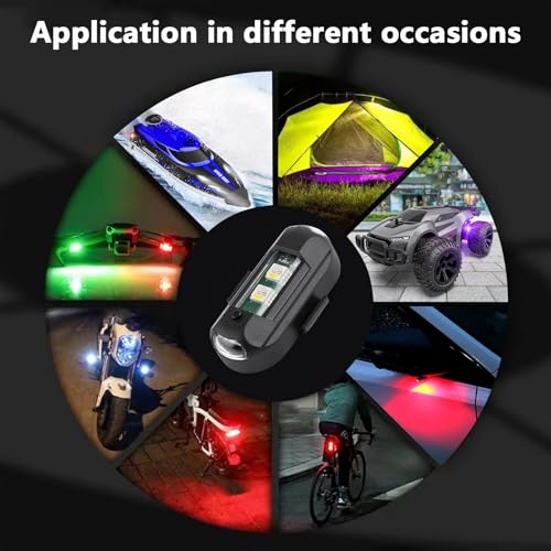 LECART 8 luces estroboscópicas LED inalámbricas que funciona