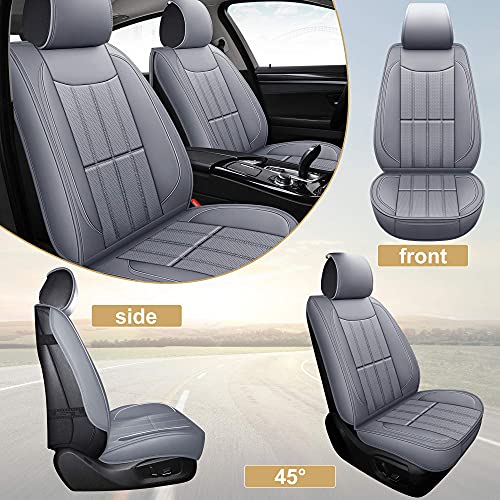 AOOG - Fundas de cuero sintético para asientos de auto, fund