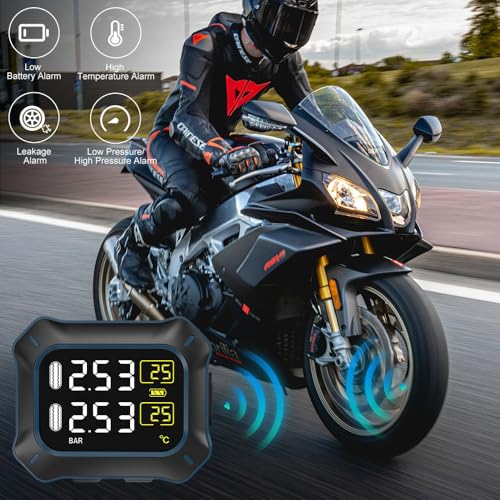 OBEST Sistema de monitoreo de presión de neumáticos de motoc