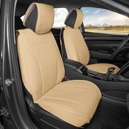 DiamondLux Edition - Fundas de asiento de automóvil de piel