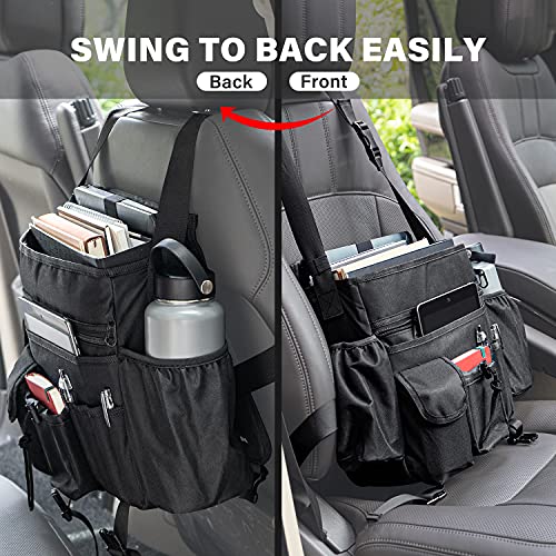 Organizador de asiento delantero de automóvil: Organización