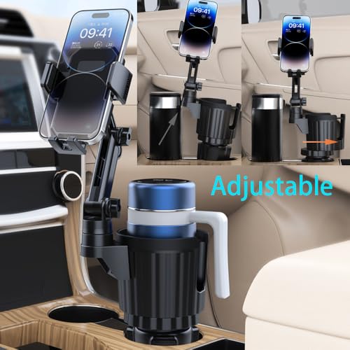 Expansor de portavasos para automóvil de 40 onzas con rotaci