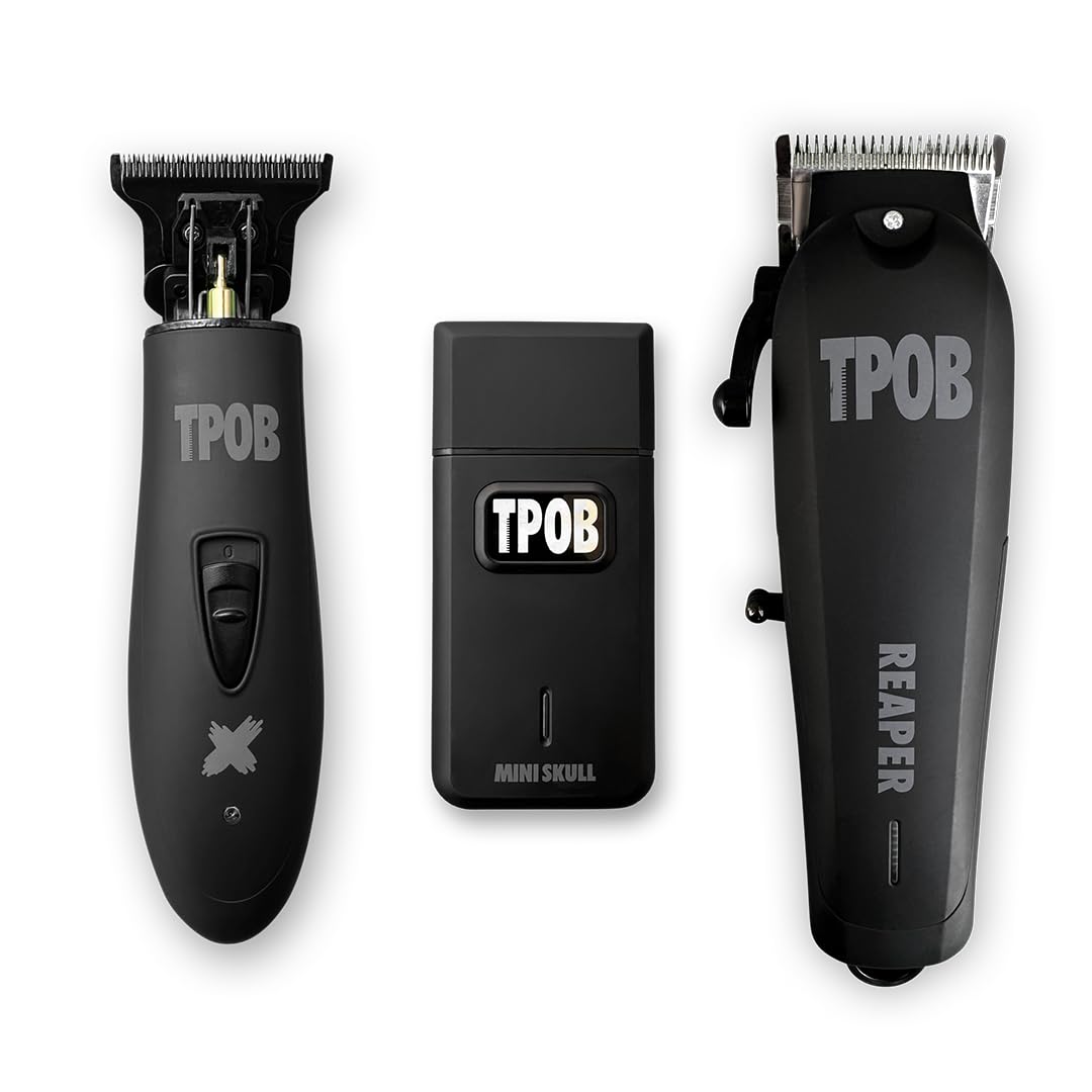TPOB Slime 2 - Juego de cortadora de pelo negro para hombre,