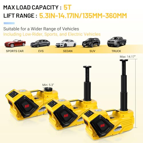 ZAISHANG - Gato eléctrico para automóvil de 5 toneladas y 12