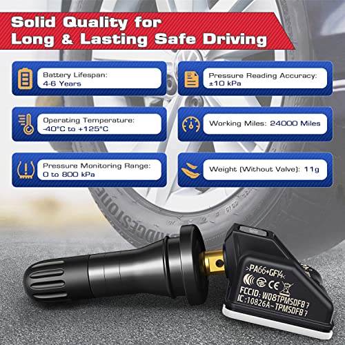 Autel TPMS MX Sensor 315 433Mhz 2 en 1 Sensores de neumático