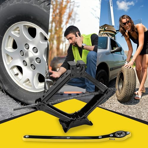 Kit de gato de coche, tijeras para coche, capacidad máxima d