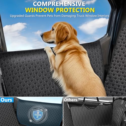 Extensor de asiento trasero de camión para perros, funda de