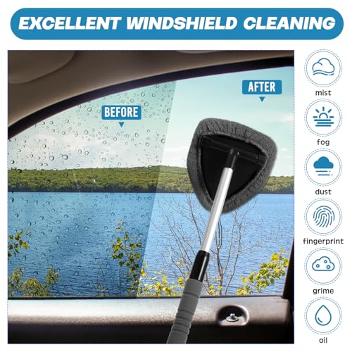 Baderke El kit de limpiador de ventanas de automóvil de 8 pi