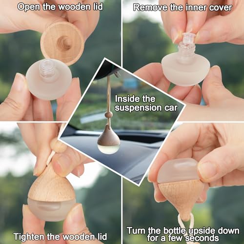 Ambientador colgante de coche para mujer, difusor de fraganc