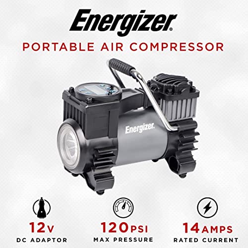 Energizer Inflador de neumáticos portátil con compresor de a
