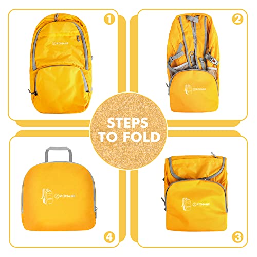 Zomake - Mochila ligera de 30 l, resistente al agua, para se
