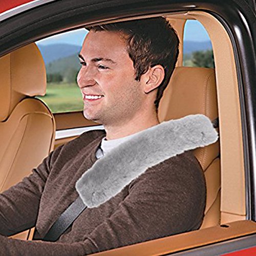 ZONETECH Cinturón de seguridad de automóvil, cómodo y suave,