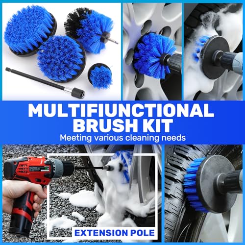 XDOVET Kit de lavado de detalles de automóvil de 29 piezas,